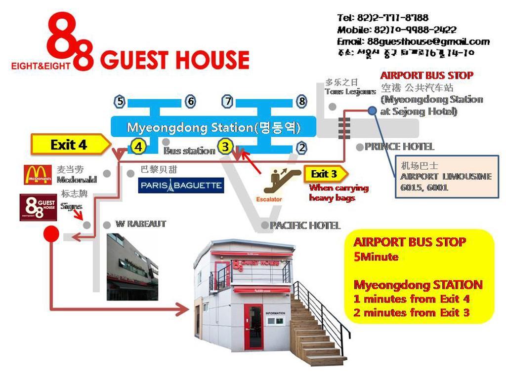 88 Guesthouse Сеул Екстериор снимка
